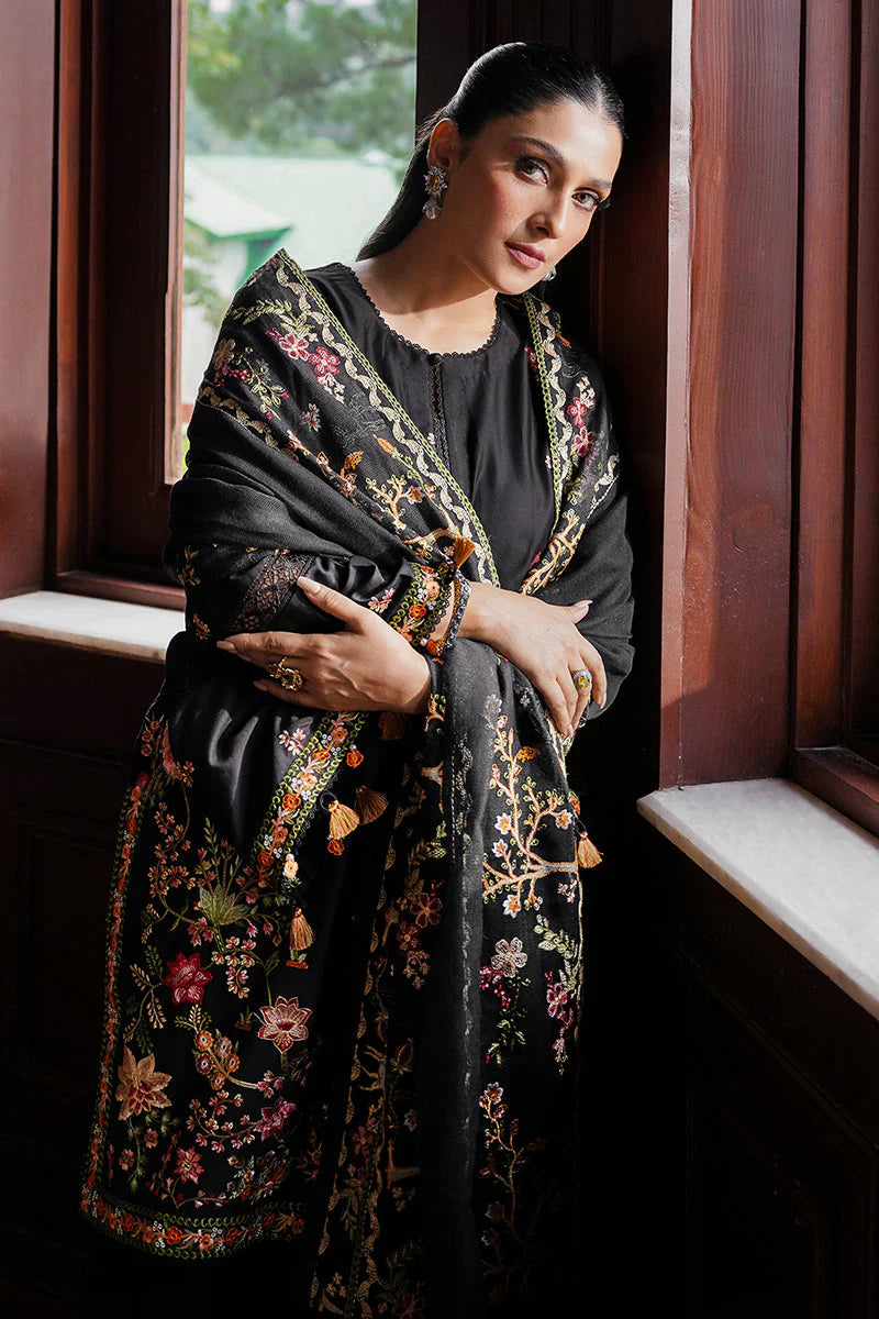 Unstitched Embroidered Winter 3Pc Suit