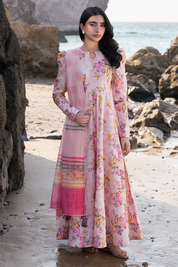 Unstitched Digital Printed Lawn 3Pc Suit