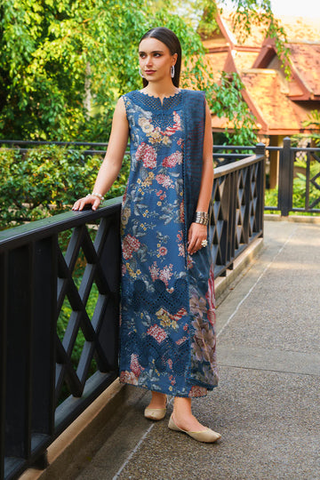 Unstitched Digital Printed Lawn 3Pc Suit