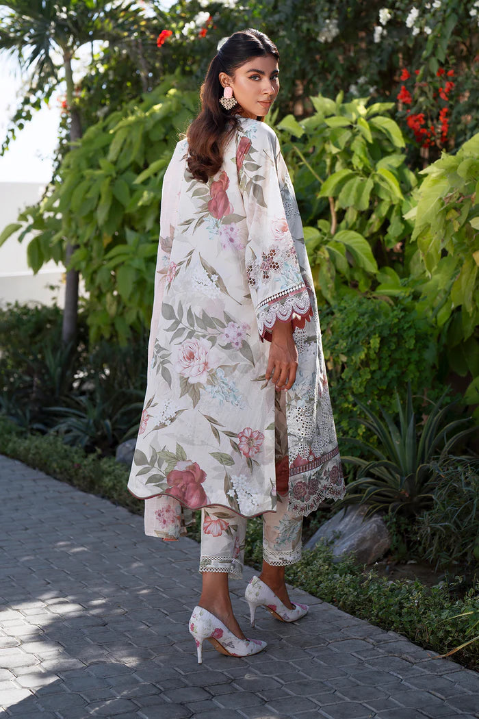 Unstitched Digital Printed Lawn 3Pc Suit