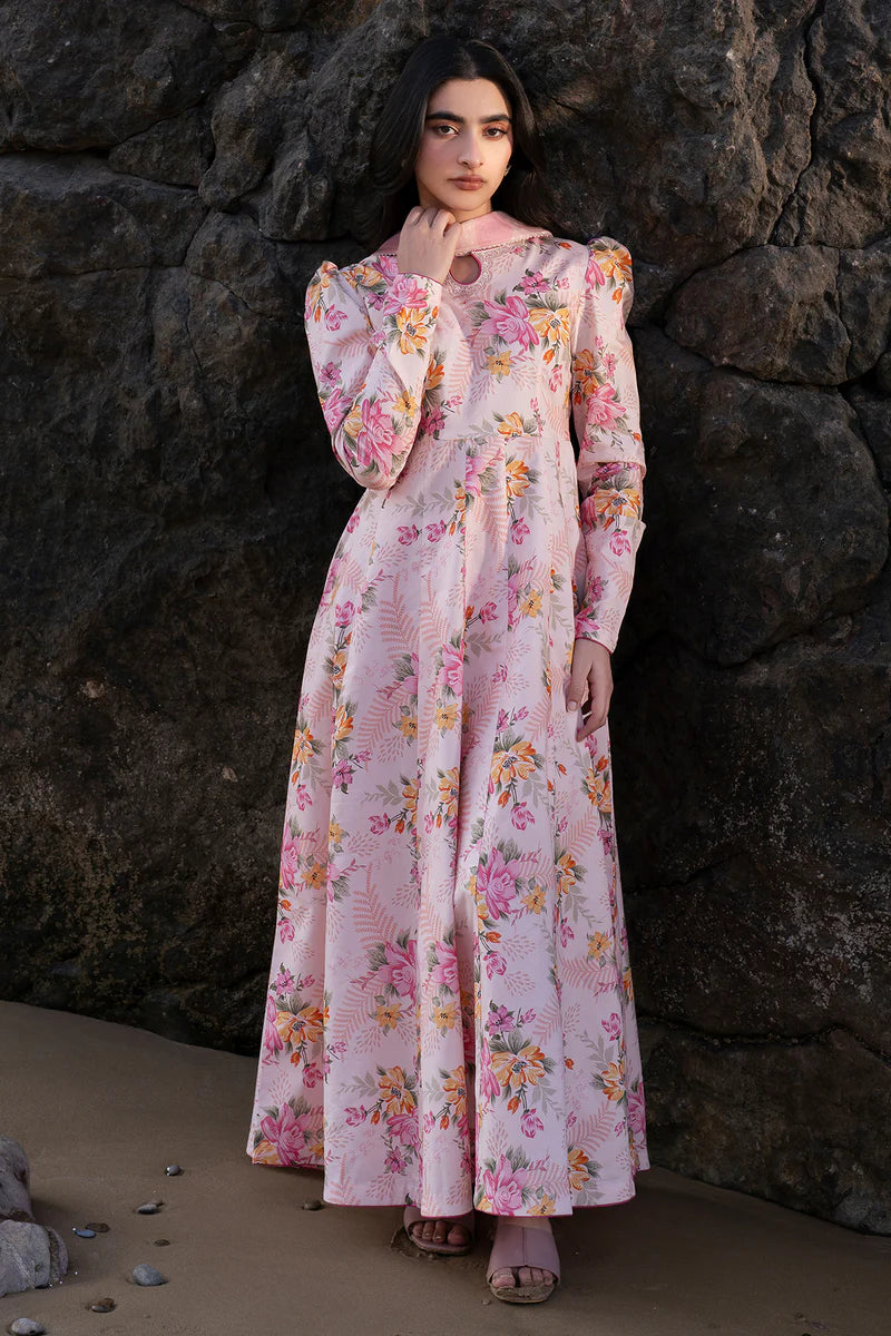 Unstitched Digital Printed Lawn 3Pc Suit