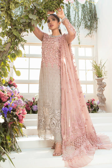 Embroidered Chiffon Unstitched 3 Piece