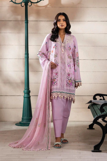 Unstitched Digital Printed Lawn 3Pc Suit
