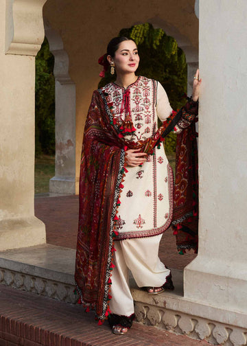 Unstitched Embroidered Winter 3Pc Suit