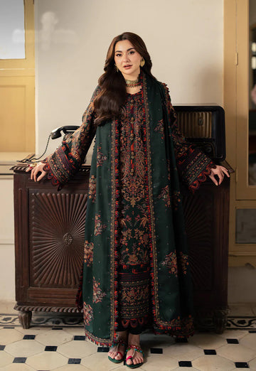 Unstitched Embroidered Winter 3Pc Suit