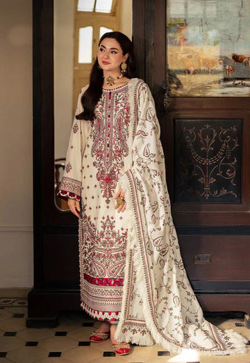 Unstitched Embroidered Winter 3Pc Suit