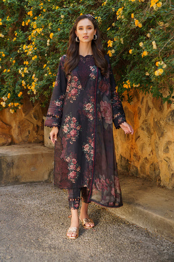 Unstitched Digital Printed Lawn 3Pc Suit