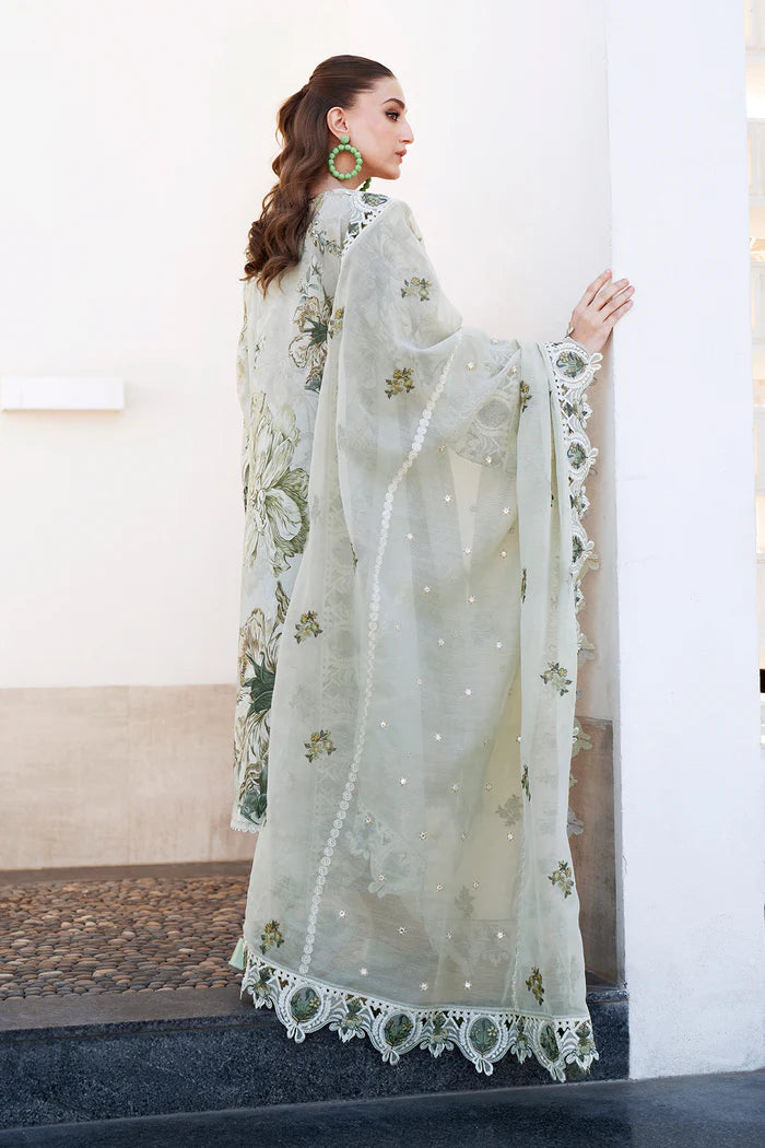 Unstitched Digital Printed Lawn 3Pc Suit