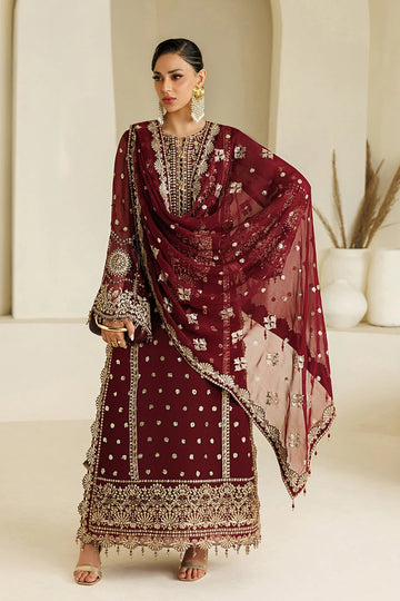 Alizeh - Embroidered Chiffon 3 Piece – Luxury Chiffon Party Wear-AN0088