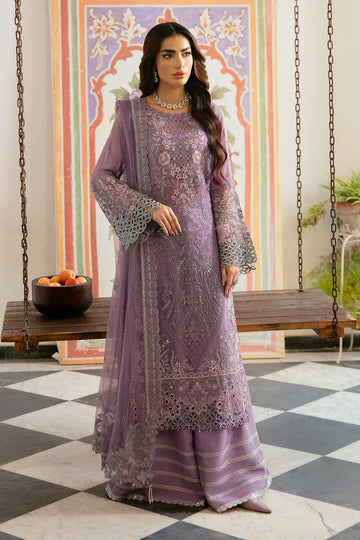 Ramsha - Embroidered Chiffon 3 Piece – Luxury Chiffon Party Wear-AN0095