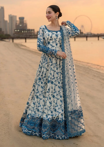Unstitched Embroidered Lawn 3Pc Suit