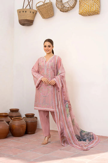 Sobia Nazir - Heavy Embroidered Pure Dhanak 3 Piece – Luxury Winter Wear 1011