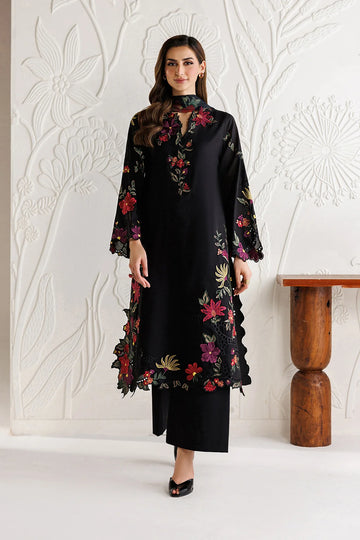 Iznik - Heavy Embroidered Pure Dhanak 3 Piece – Luxury Winter Wear 1004