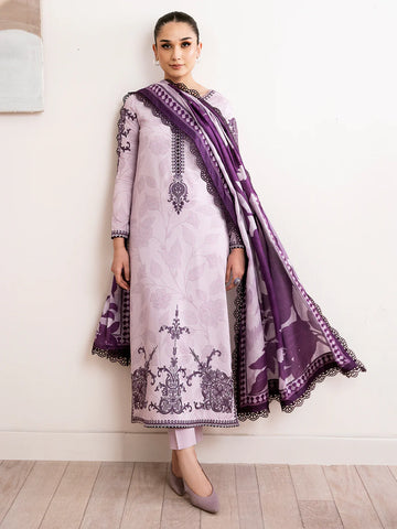 Unstitched Digital Printed Lawn 3Pc Suit