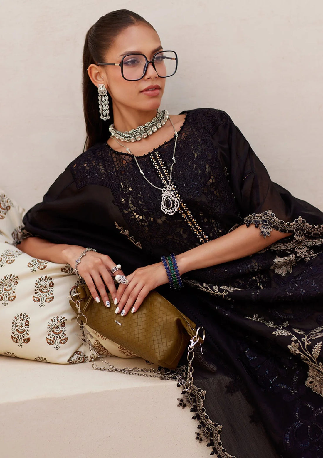 Unstitched Embroidered Lawn 3Pc Suit