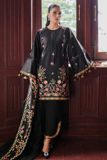Unstitched Embroidered Winter 3Pc Suit