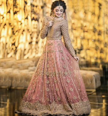 Sobia Nazir - Inspired Bridal Net Maxi – Luxurious bridal Wear-AN0089