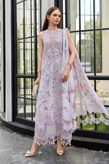 Maria B - Embroidered Organza 3 Piece – Luxury Party Wear-AN0079