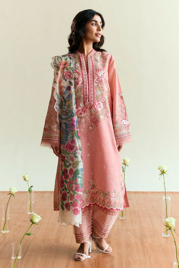 Unstitched Embroidered Winter 3Pc Suit