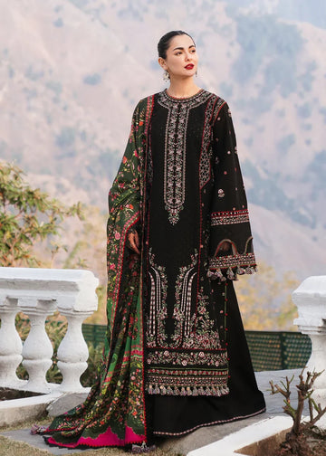 Unstitched Embroidered Lawn 3Pc Suit