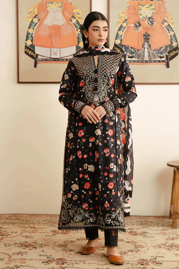 Unstitched Digital Printed Lawn 3Pc Suit