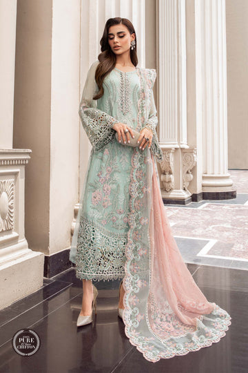 Embroidered Chiffon 3-Piece Suit