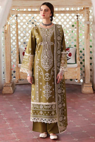 Unstitched Embroidered Lawn 3Pc Suit