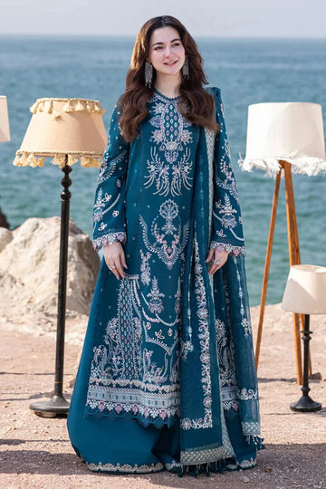Unstitched Embroidered Lawn 3Pc Suit