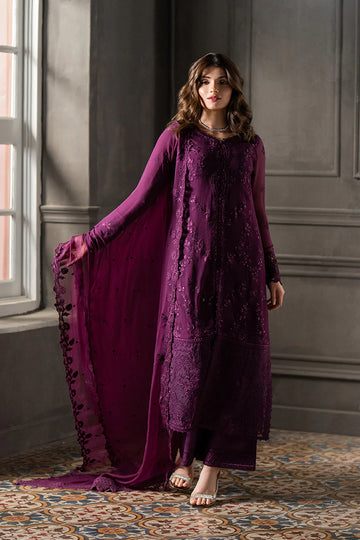 Embroidered Chiffon Unstitched 3 Piece - Luxury Collection