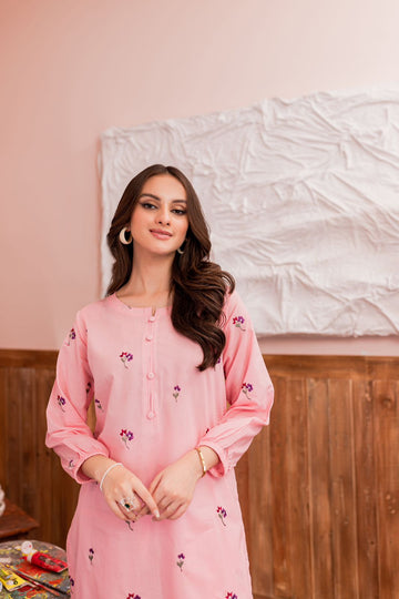 Unstitched Embroidered Lawn 2Pc Suit