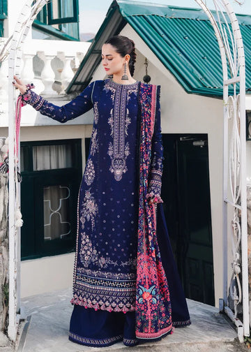 Unstitched Embroidered Lawn 3Pc Suit