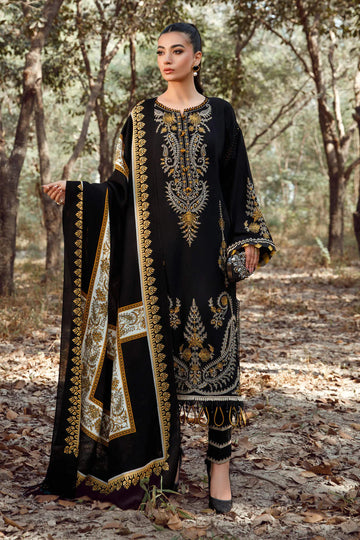 Unstitched Embroidered Lawn 3Pc Suit