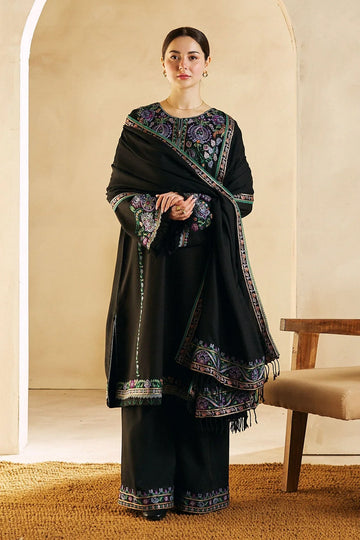 Unstitched Embroidered Winter 3Pc Suit