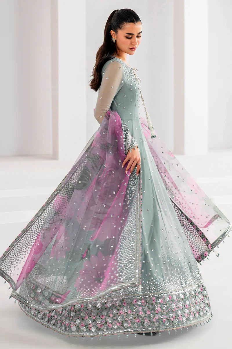 EMBROIDERED CHIFFON MAXI UC-3062