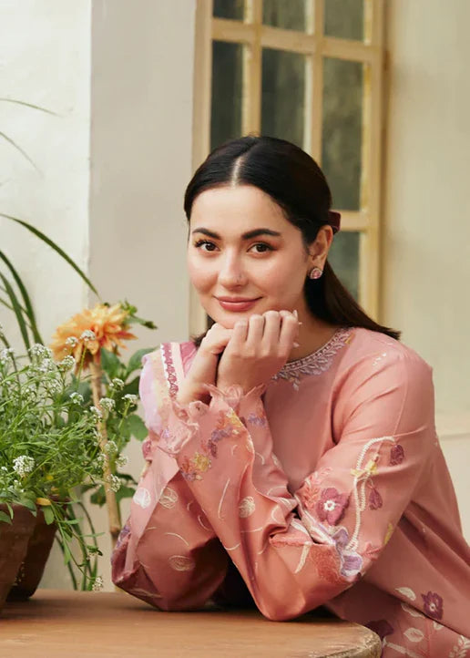 Unstitched Embroidered Lawn 3Pc Suit