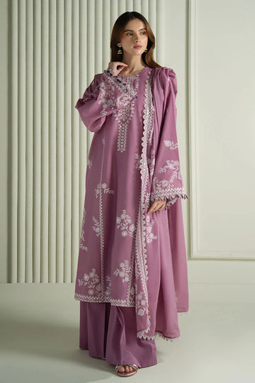 Cross Stitch - Heavy Embroidered Dhanak 3 Piece – Luxury Winter Wear 1044